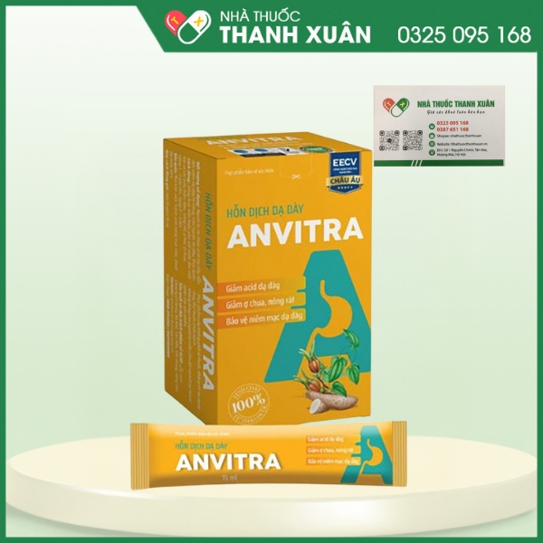 Hỗn dịch dạ dày Anvitra - Hỗ trợ giảm acid dạ dày